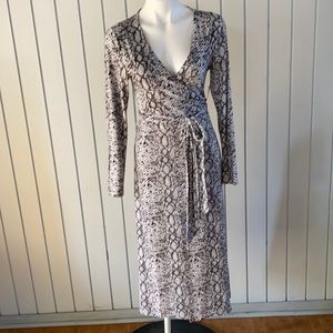 Good American T-shirt wrap dress